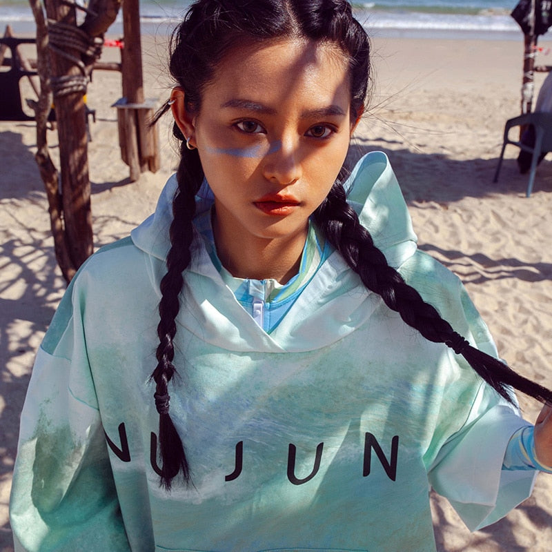 Poncho Surf Wind - Green