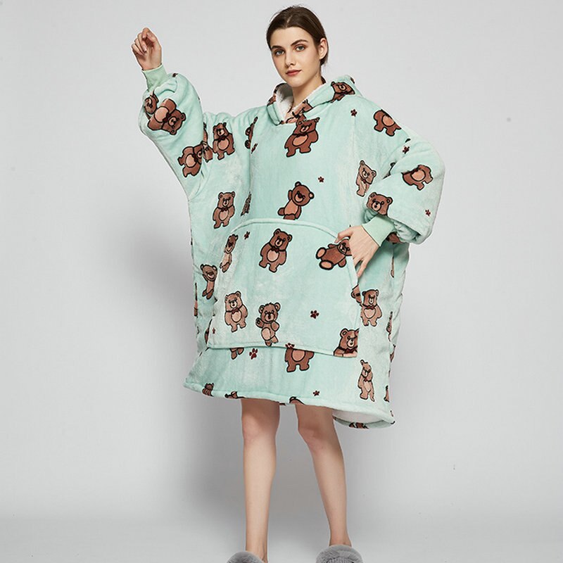 Women's Polar Bear Poncho - bear / unique