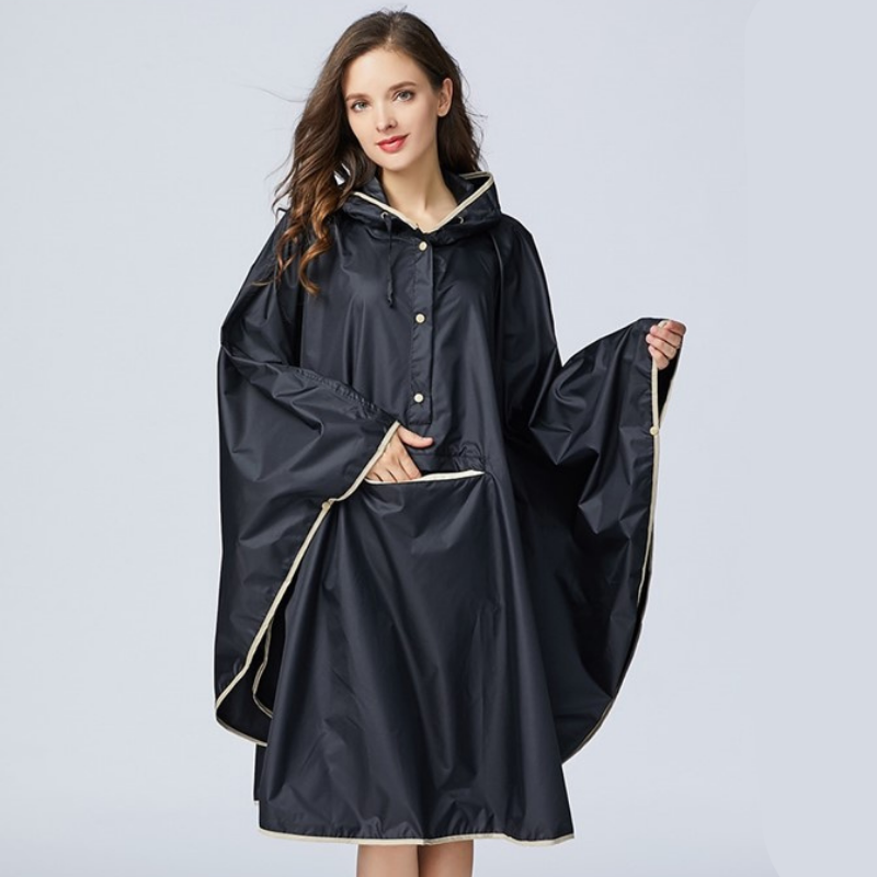 Black Rain Cape - Black