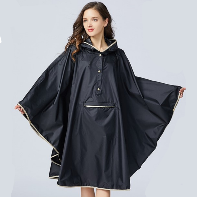 Black Rain Cape - Black