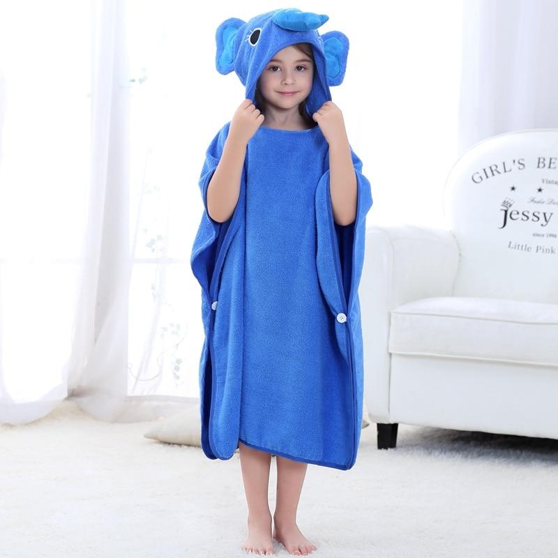Children's Bath Poncho - Elephant / 3 years