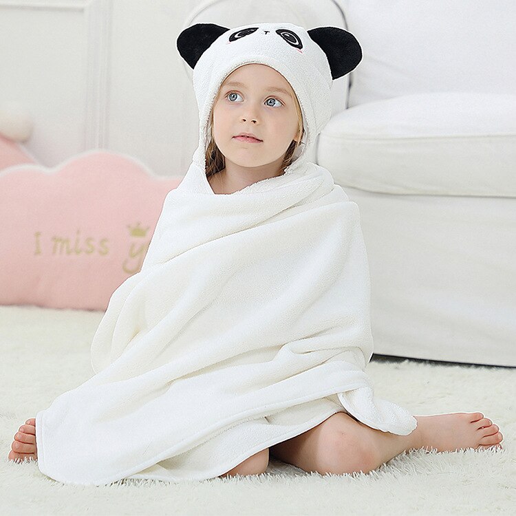 Children's Poncho Panda - panda / 80x130 cm