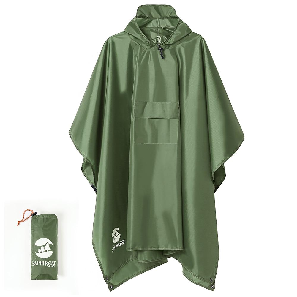 Men's rain poncho - Green
