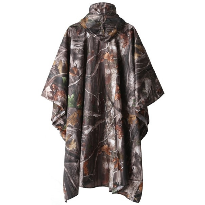 Hiking Rain Poncho - Brown