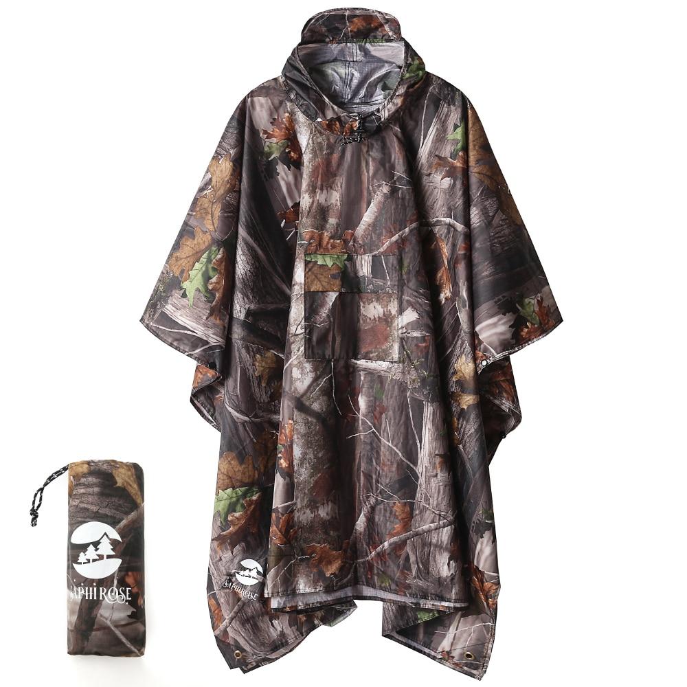 Hiking Rain Poncho - Brown