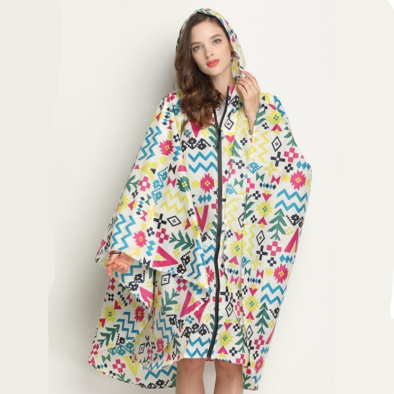 K Way Women's Rain Cape - multicolor