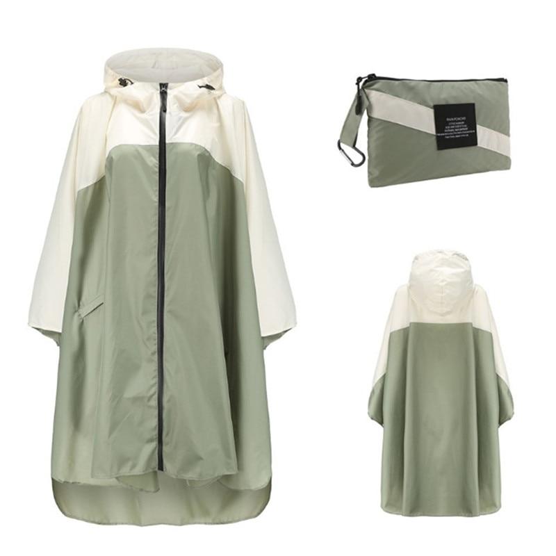 Rain Poncho Kaki & Beige - Kaki & Beige