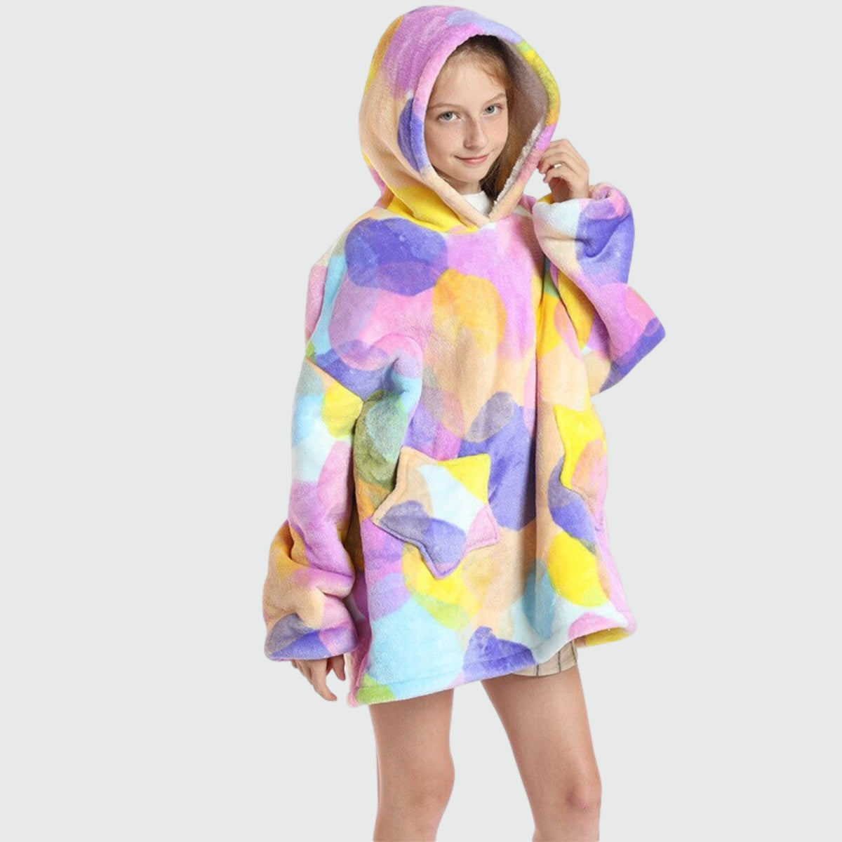 Sweat Plaid Child Multicolored Bubbles - Colored Bubbles /