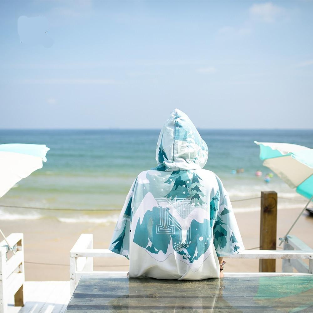 Poncho Surf Mountain - Blue