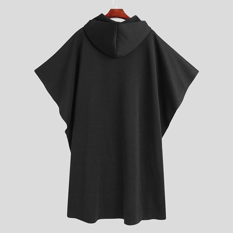 Men's long poncho
