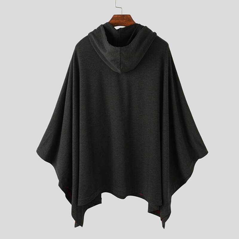 Men's Poncho Black