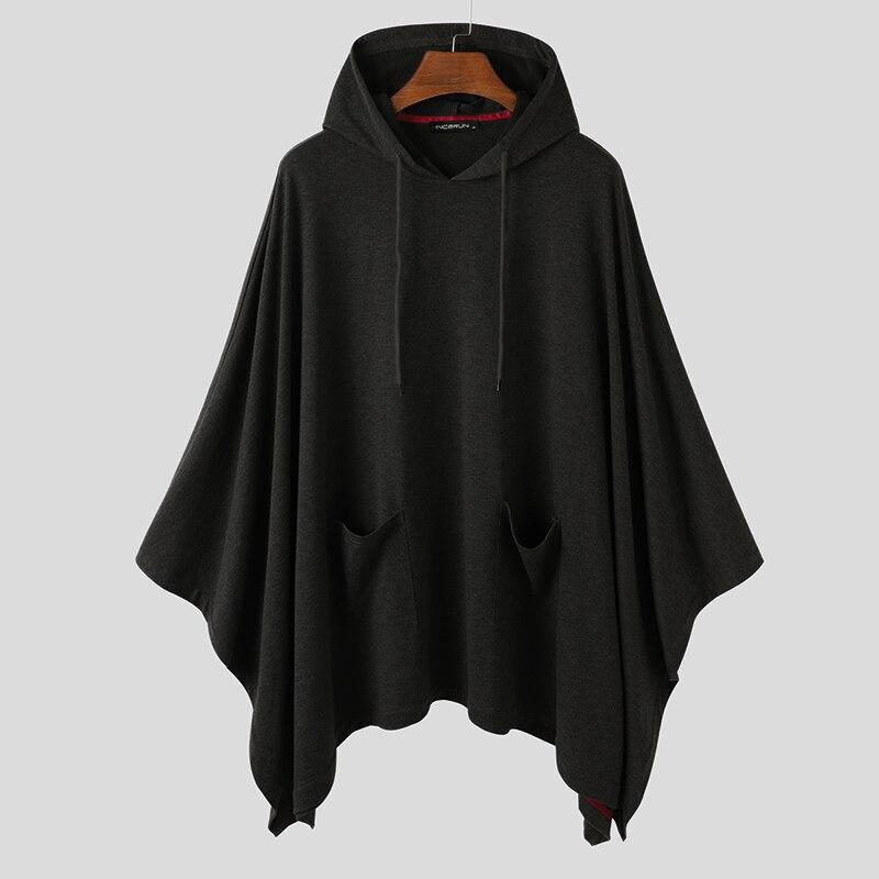 Men's Poncho Black - Black / S