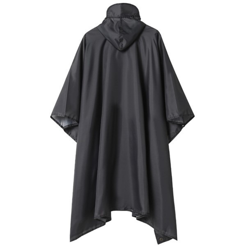 Men's Rain Poncho - Dark Grey