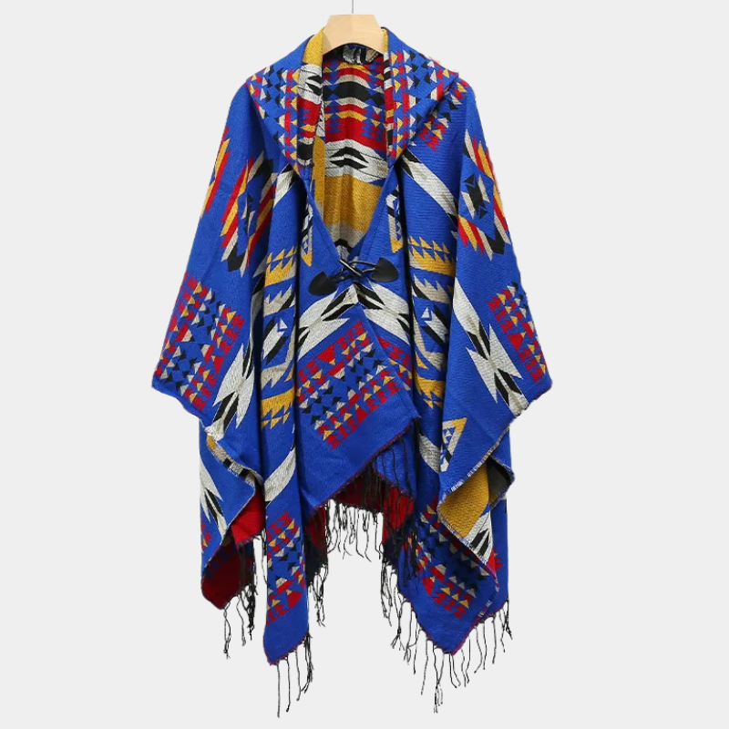 Men's Hooded Poncho Cape
