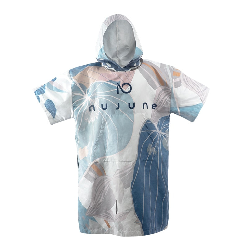 Poncho Surf Modern Art - Blue