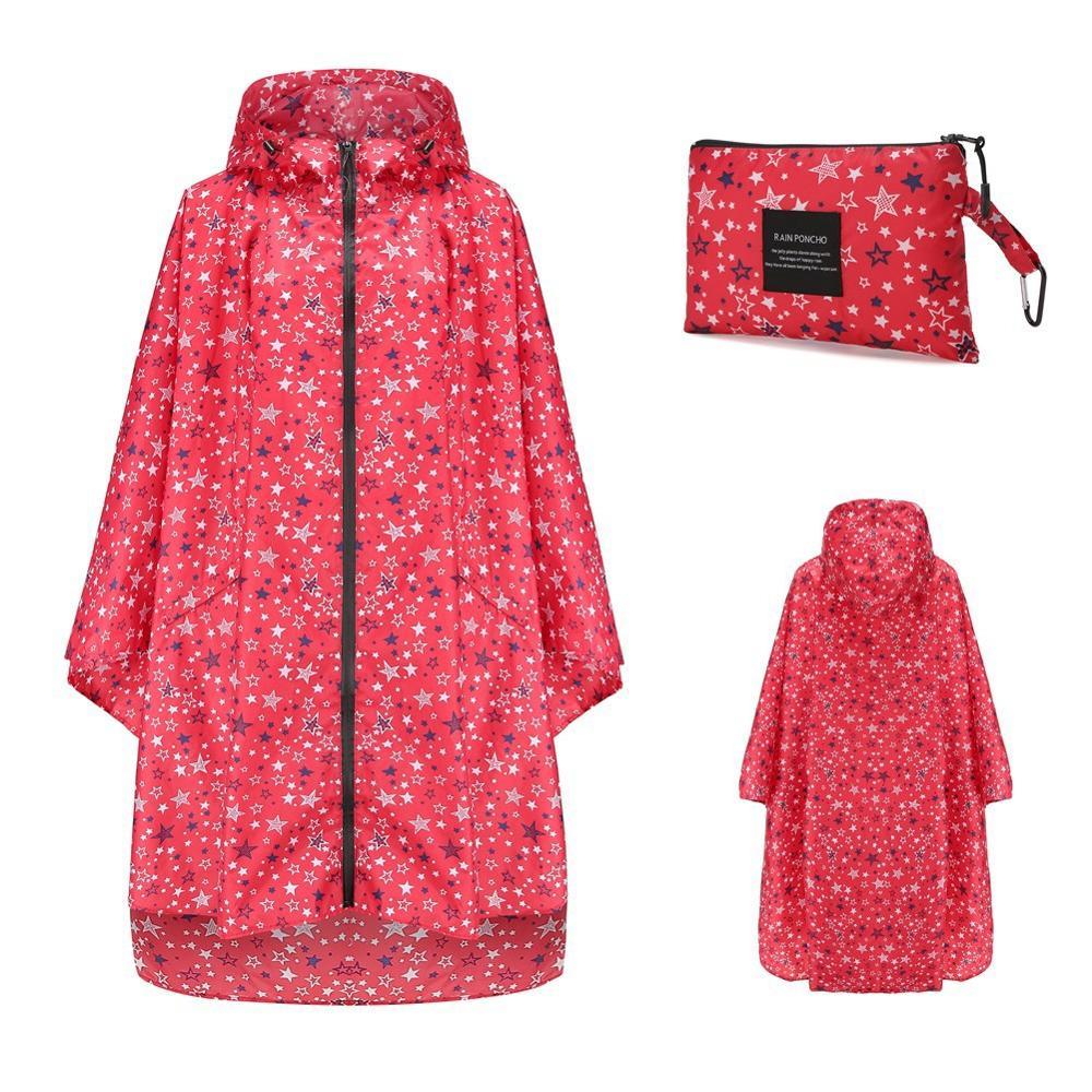 Red Rain Cape - red