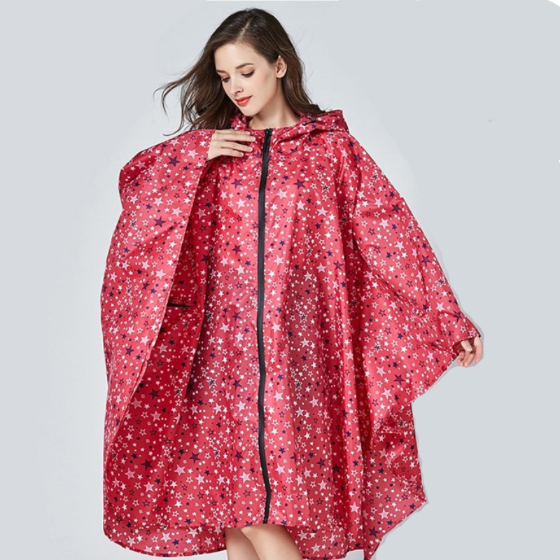 Red Rain Cape - red