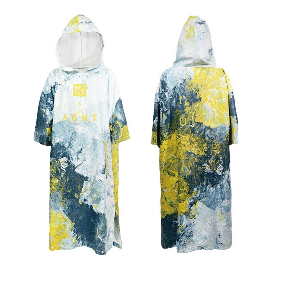 Poncho Surf Wave - Yellow