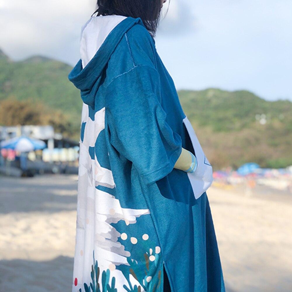 Poncho Surf Fox - Blue
