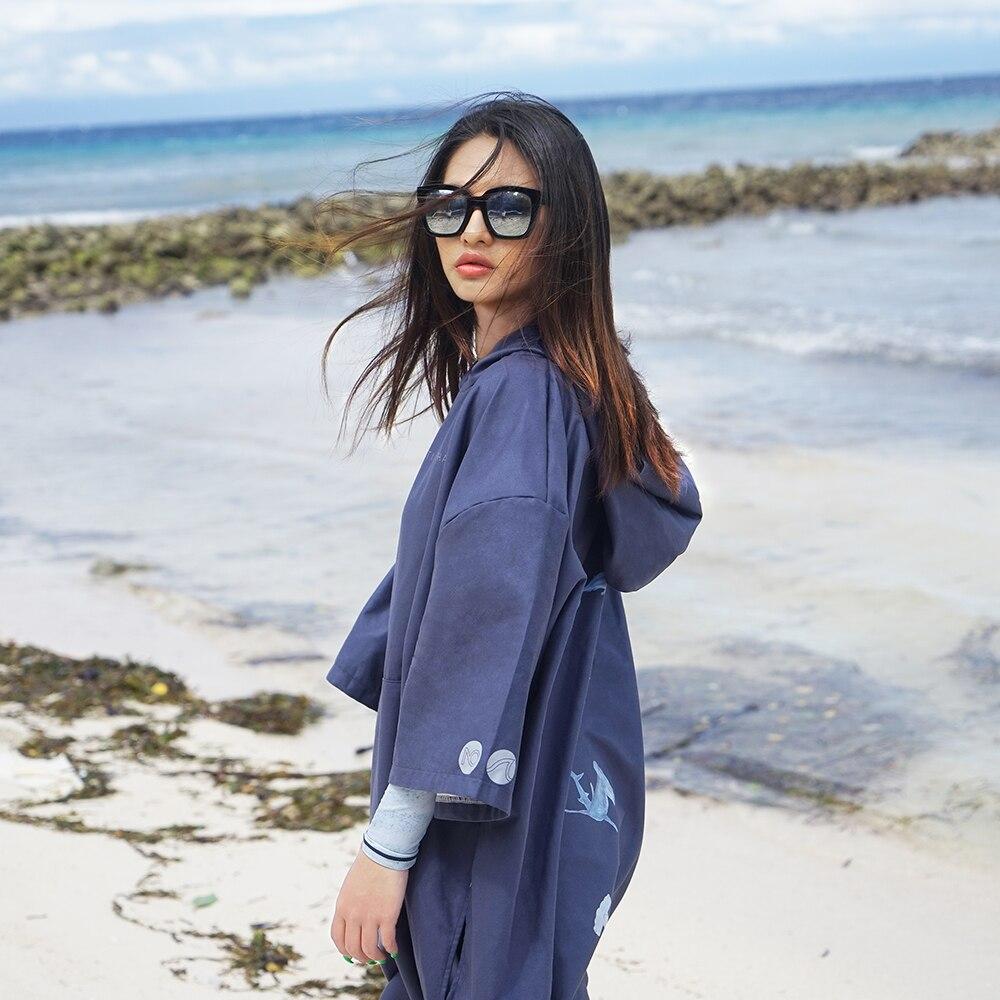 Poncho Surf Shark - Blue