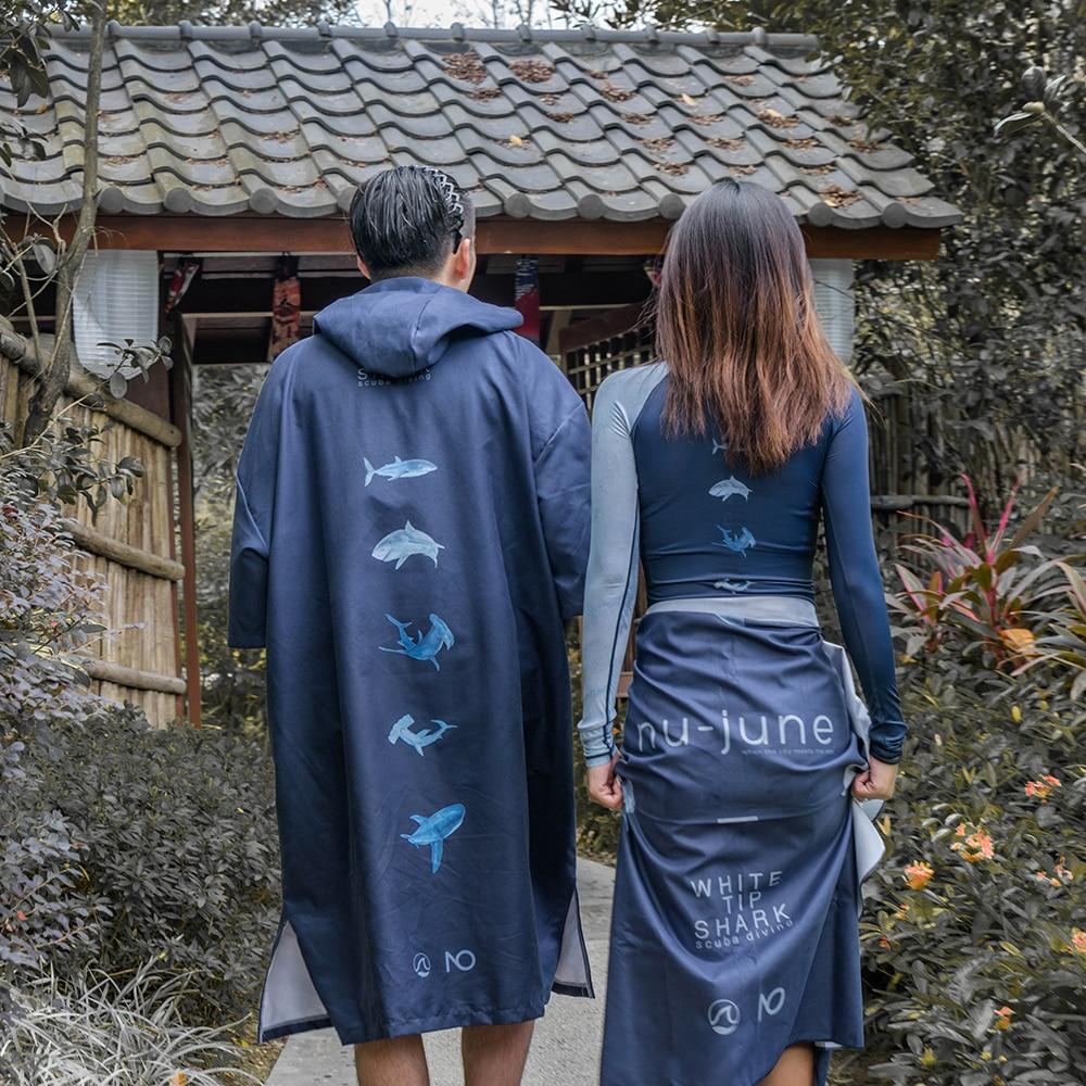 Poncho Surf Shark - Blue