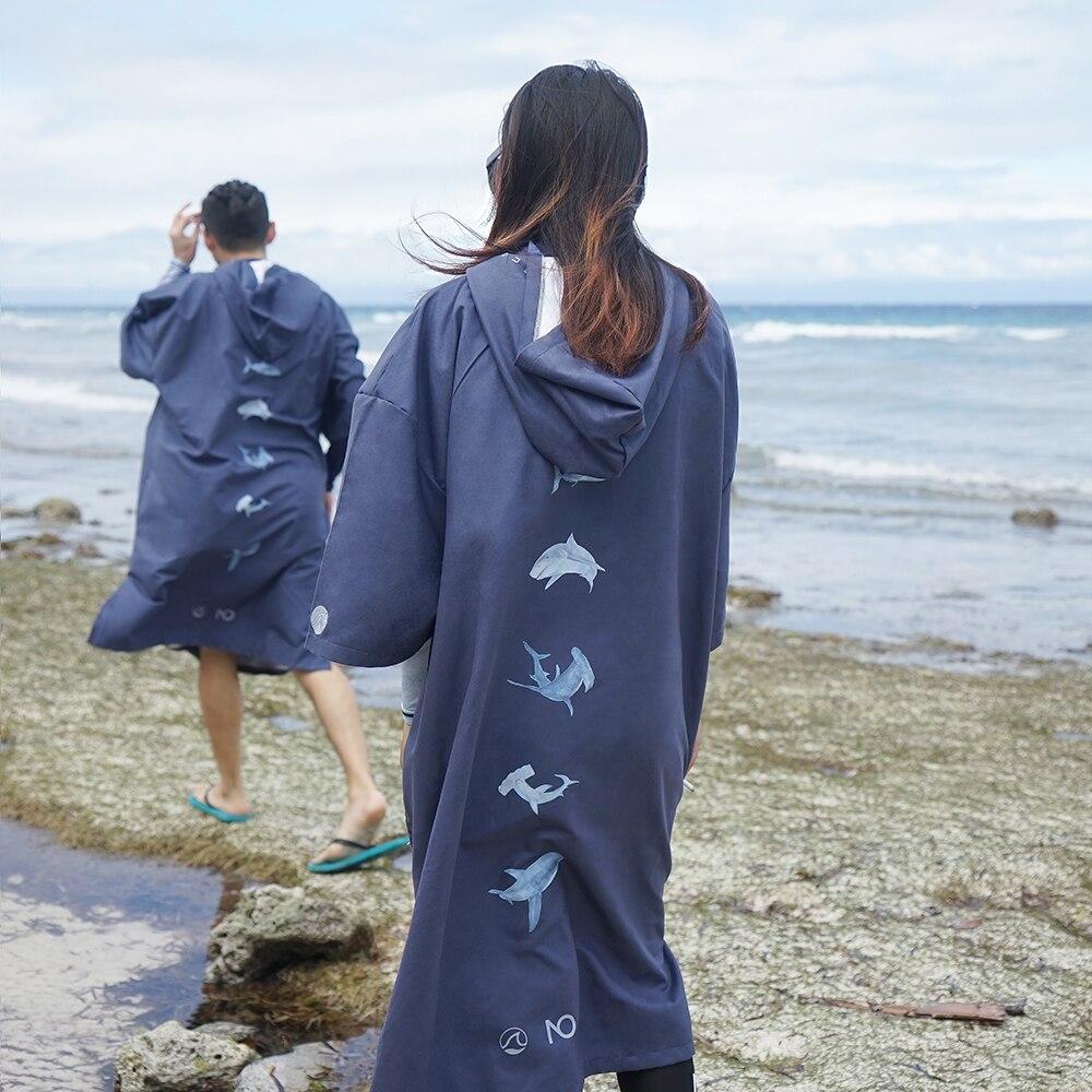 Poncho Surf Shark - Blue