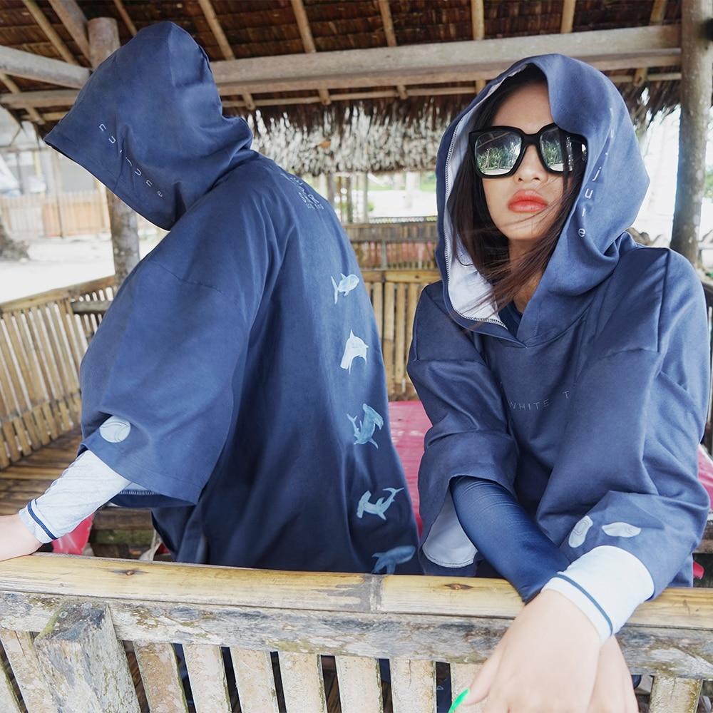 Poncho Surf Shark - Blue