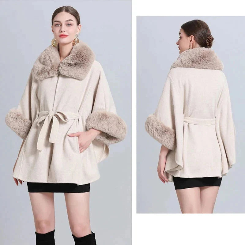 Women's Fur Winter Cape