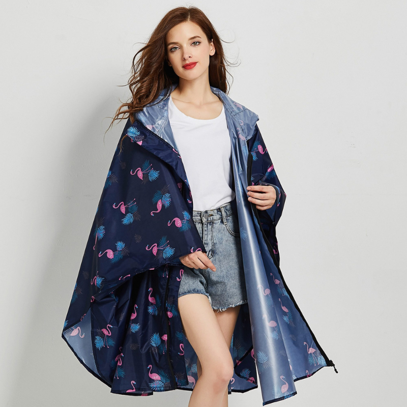 Poncho Pluie Flamands Roses - Pink Flamingos