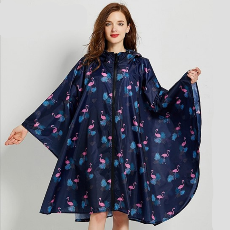 Poncho Pluie Flamands Roses - Pink Flamingos