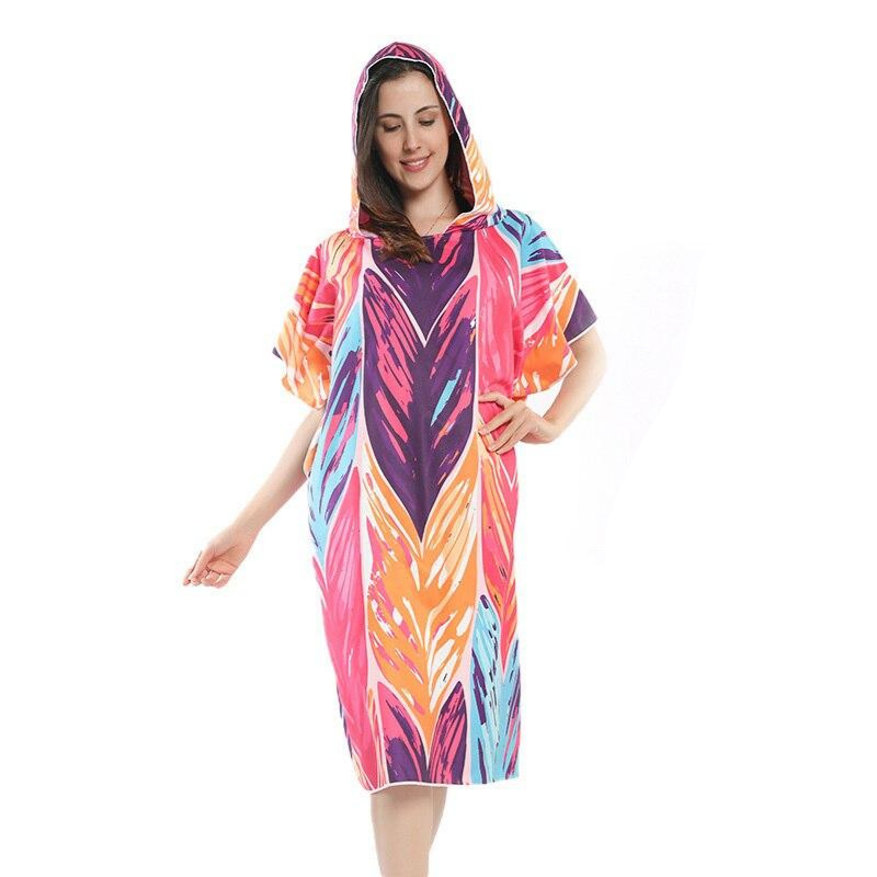 Poncho Bain Multicolore - Multicolored