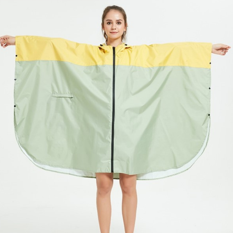 Women's rain poncho Yellow & Green - Yellow & Green