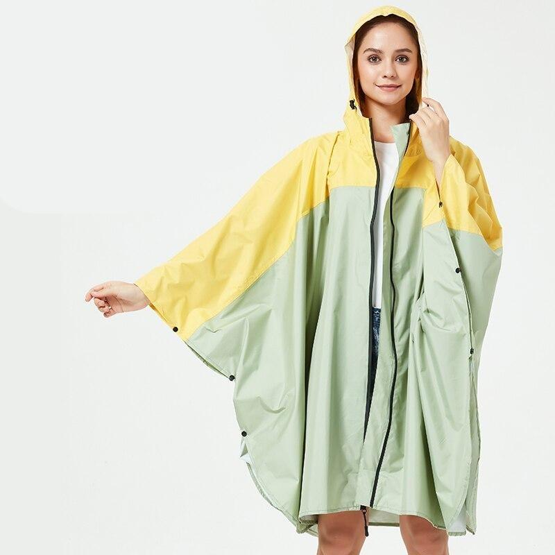 Women's rain poncho Yellow & Green - Yellow & Green