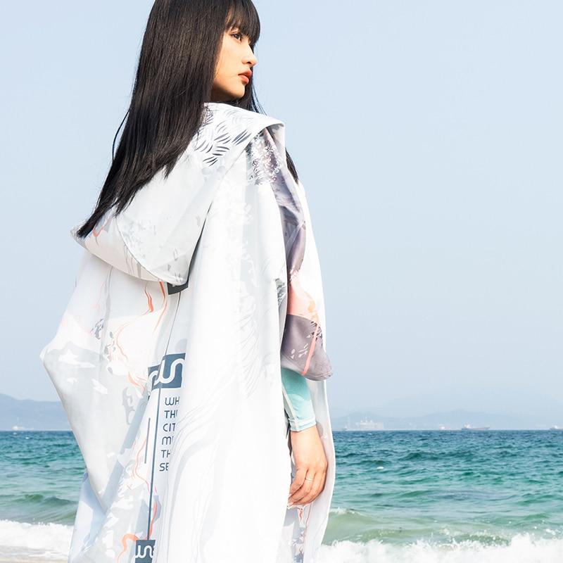Women's Surf Poncho - Ivory