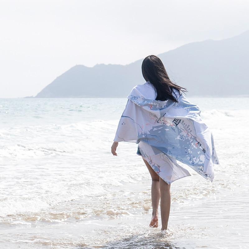 Women's Surf Poncho - Ivory