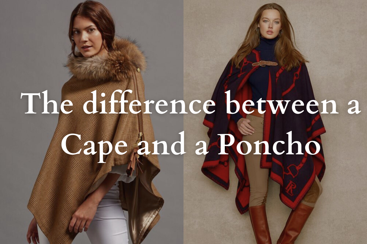 the difference between a cape and a poncho