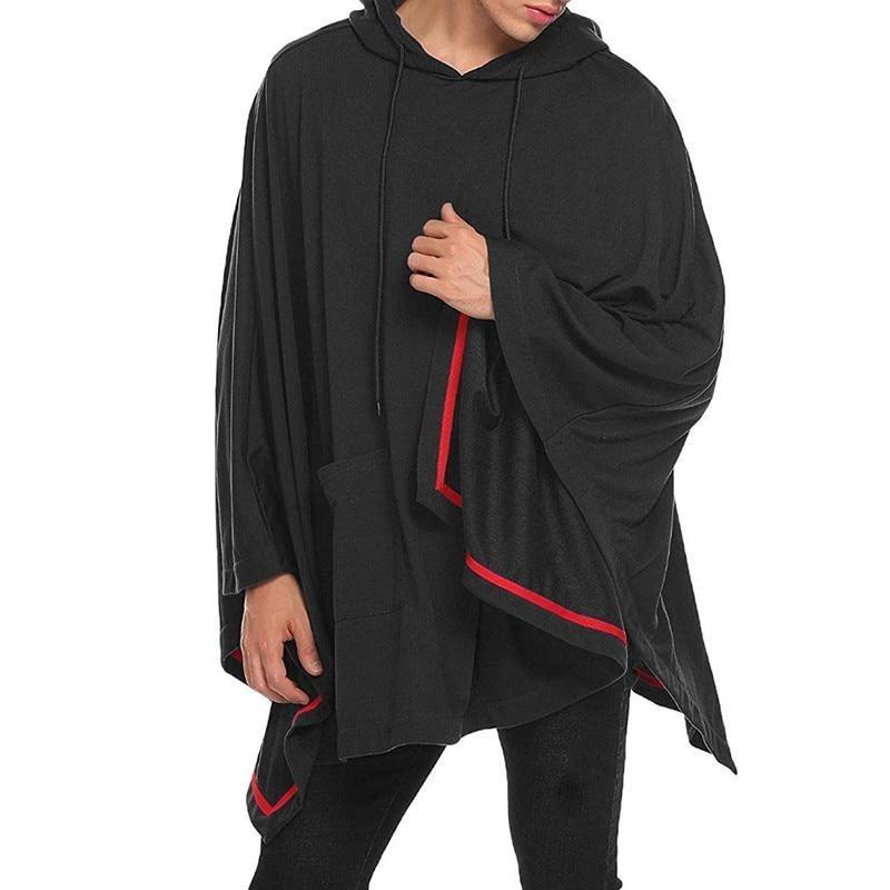 Men's Poncho Black